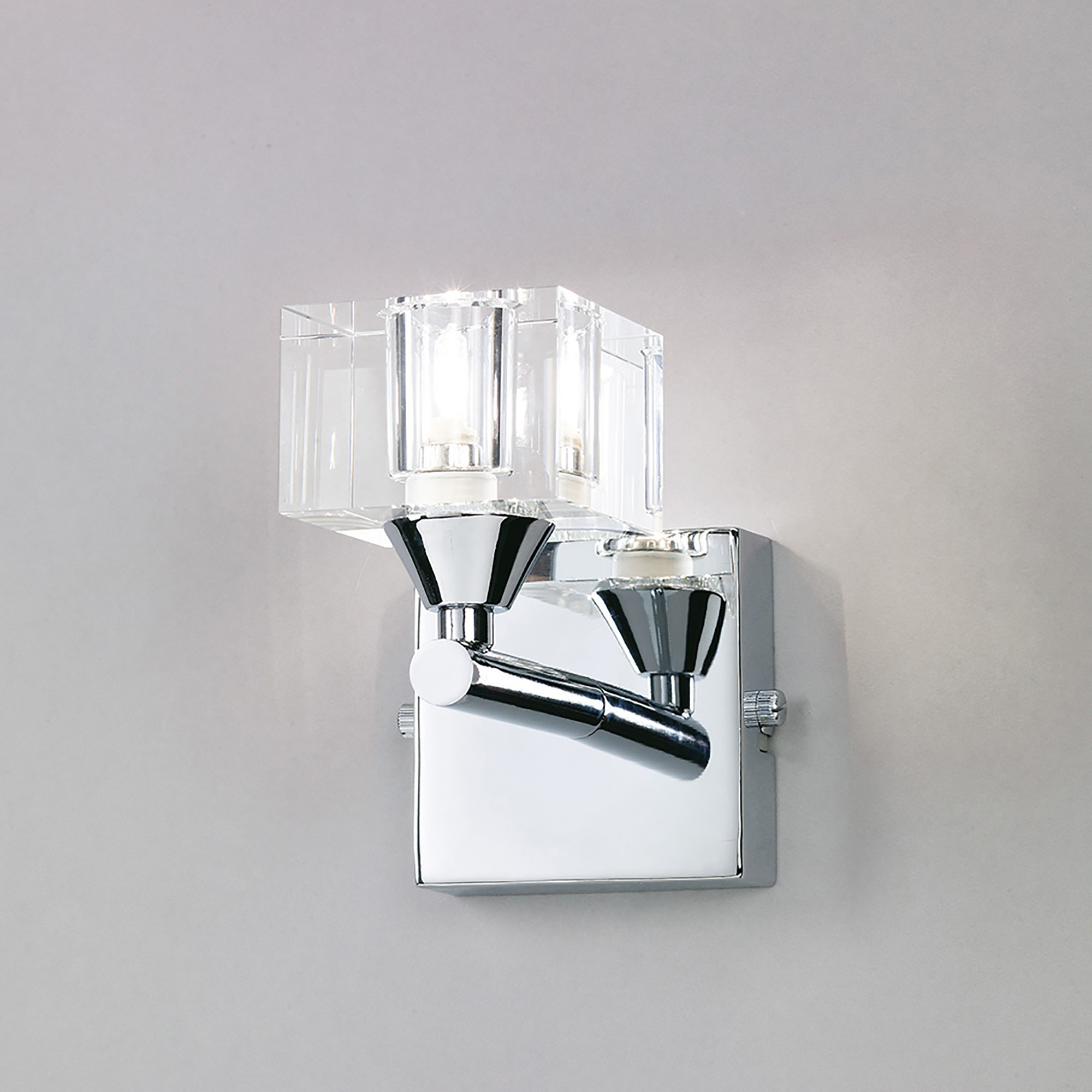 Cuadrax Polished Chrome Wall Lights Mantra Armed Wall Lights Cuadrax Polished Chrome Wall Lights Mantra Armed Wall Lights